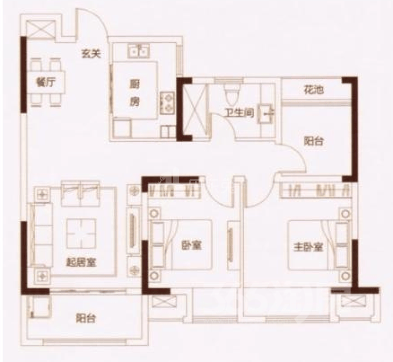 保利梧桐语10815074卧室图8