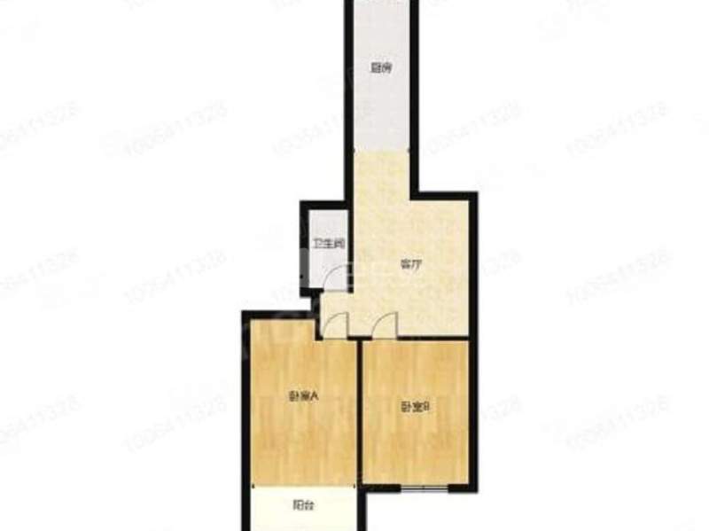 江苏路144号10875533卧室图4