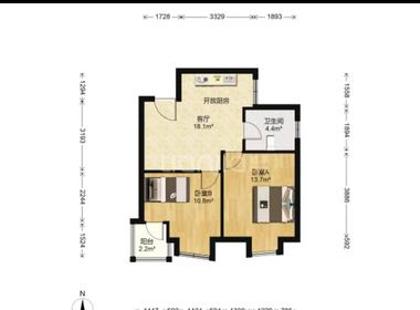 蓝筹谷 2室1厅1卫