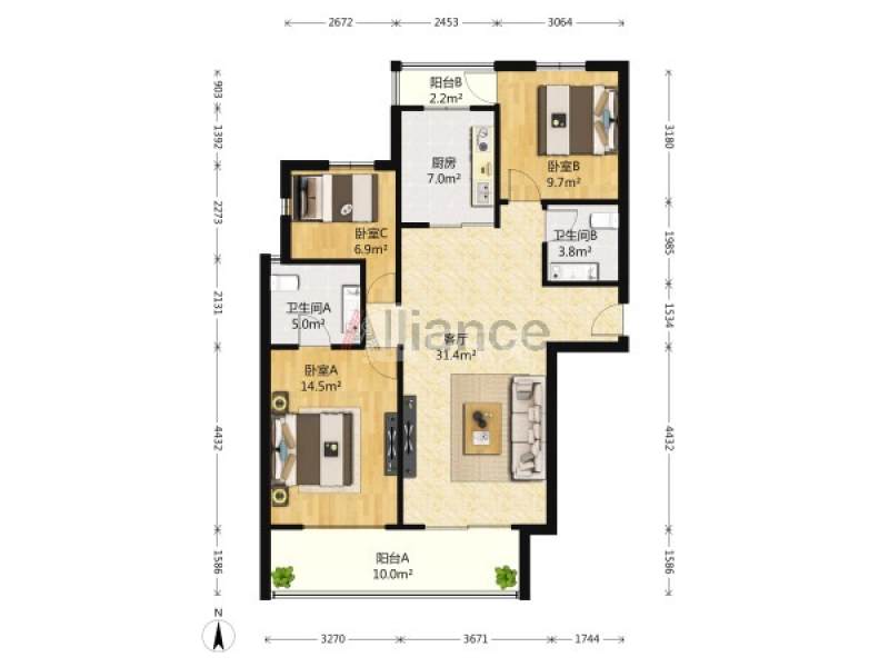 朗诗玲珑屿10922334周边环境图6