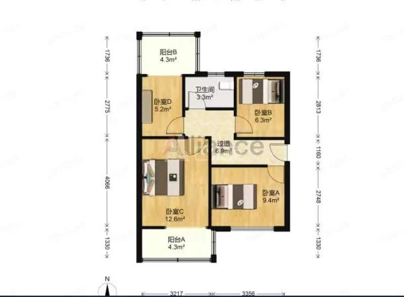 香蜜新村11987590周边环境图1