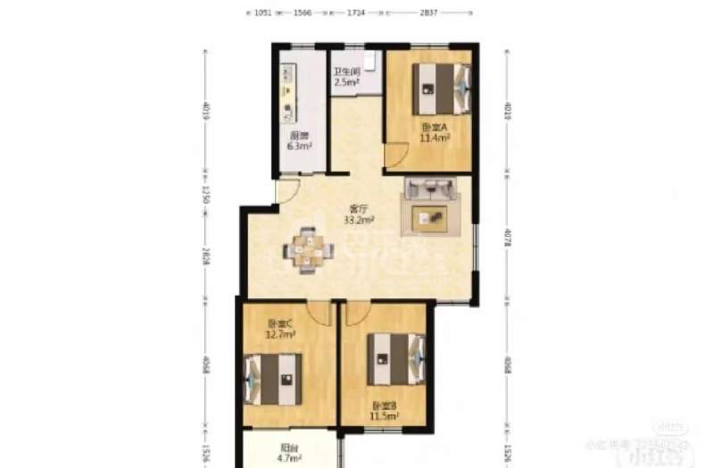 新庄花园12557334周边环境图3