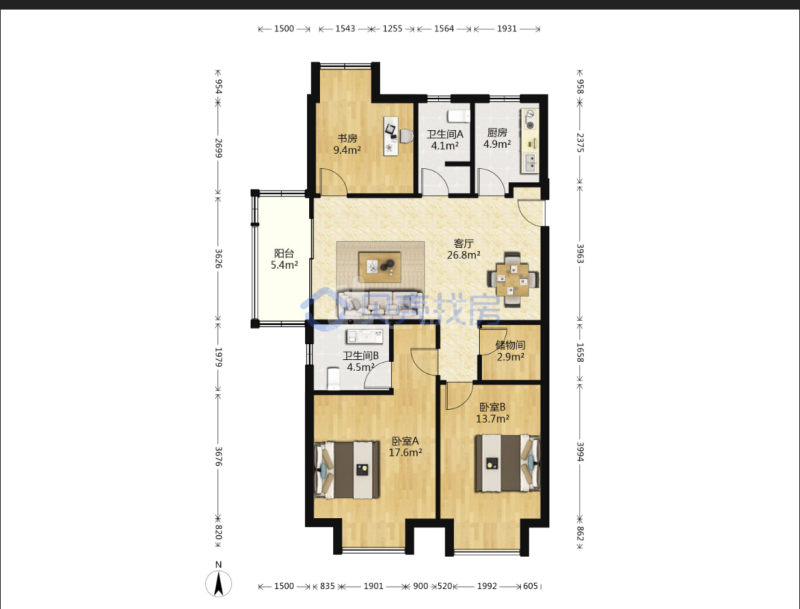 万科金域蓝湾13463424周边环境图0