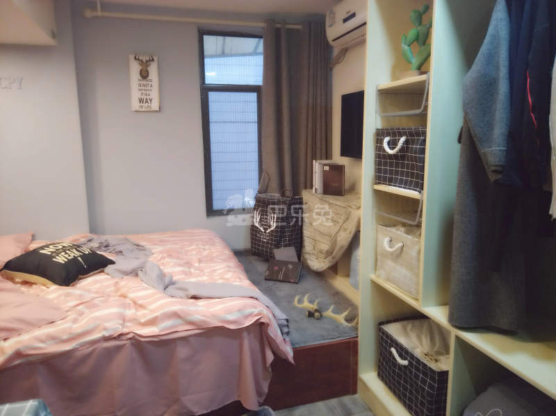 E+青年公寓（朝天宫店）2171308卧室图2