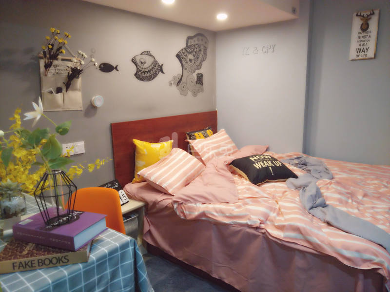 E+青年公寓（朝天宫店）2171308卧室图3