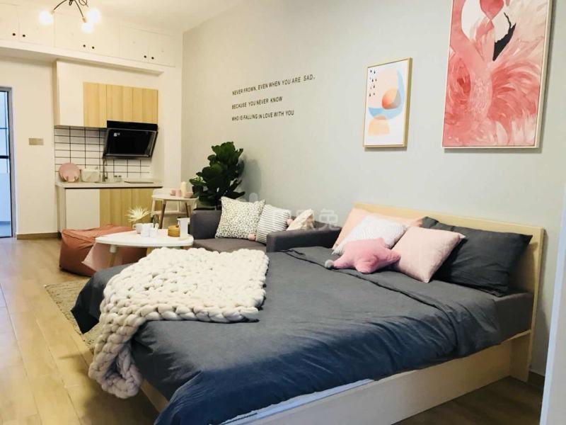 上寓公寓（政府站店）2263277卧室图3