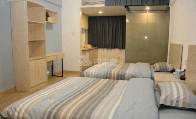 格良东方酒店公寓2421791卧室图0