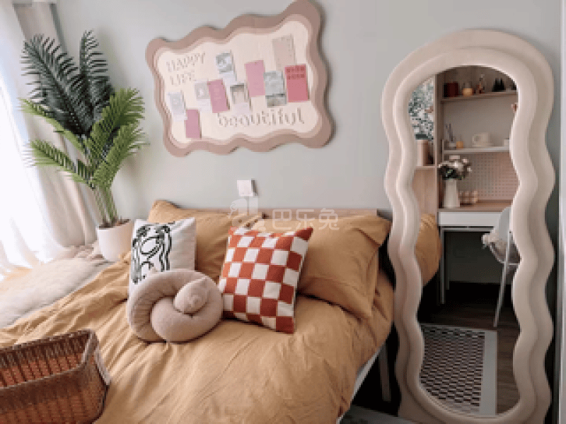 微领地青年社区（沪太路店）3621960卧室图2