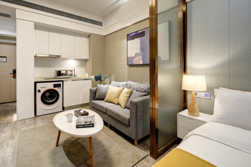 途家盛捷宴南都服务公寓4278863卧室图0