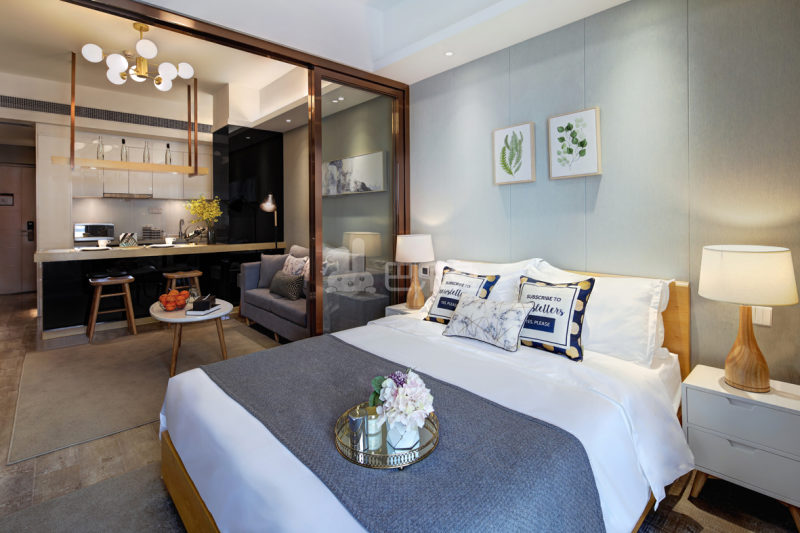 途家盛捷宴南都服务公寓4278899卧室图0