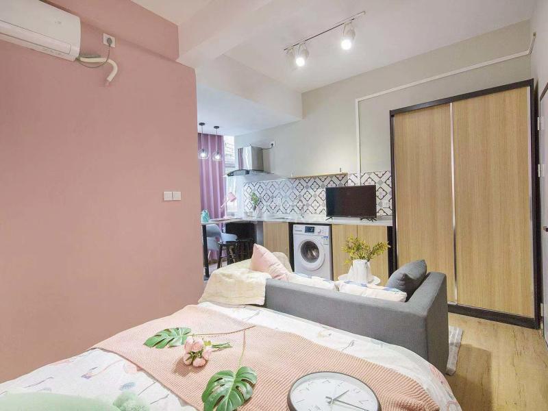 乐乎城市青年社区（白石塘店）4544471卧室图3