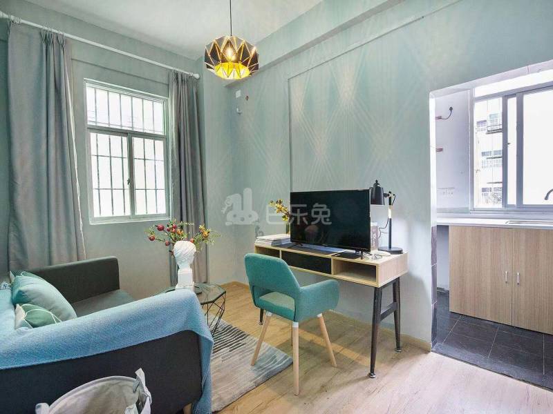 乐乎城市青年社区（白石塘店）4544480客厅图1