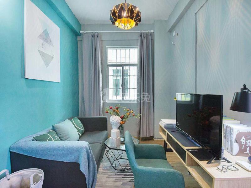 乐乎城市青年社区（白石塘店）4544480客厅图2