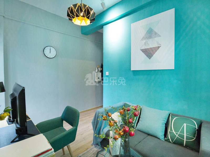 乐乎城市青年社区（白石塘店）4544480客厅图4