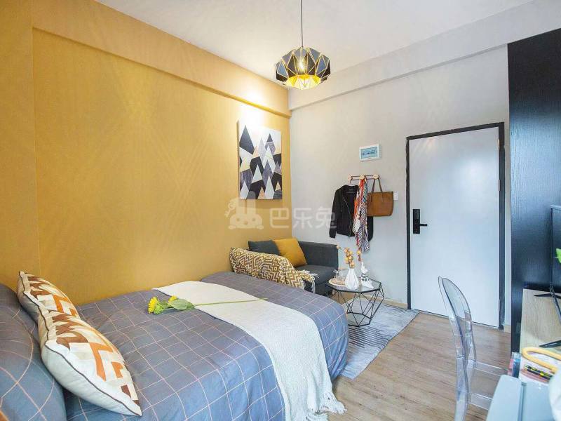 乐乎城市青年社区（白石塘店）4544488卧室图0