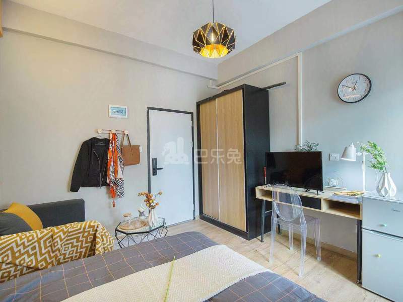 乐乎城市青年社区（白石塘店）4544488卧室图2