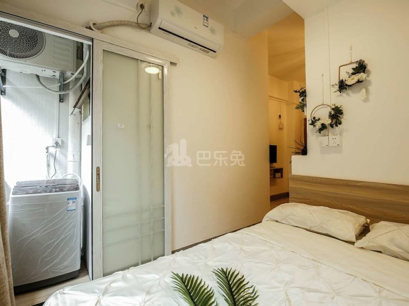 乐乎城市青年社区（水斗店）4552969卧室图1