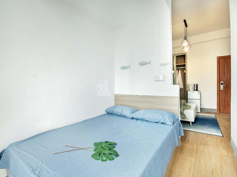 乐乎城市青年社区（水斗店）4552980卧室图1