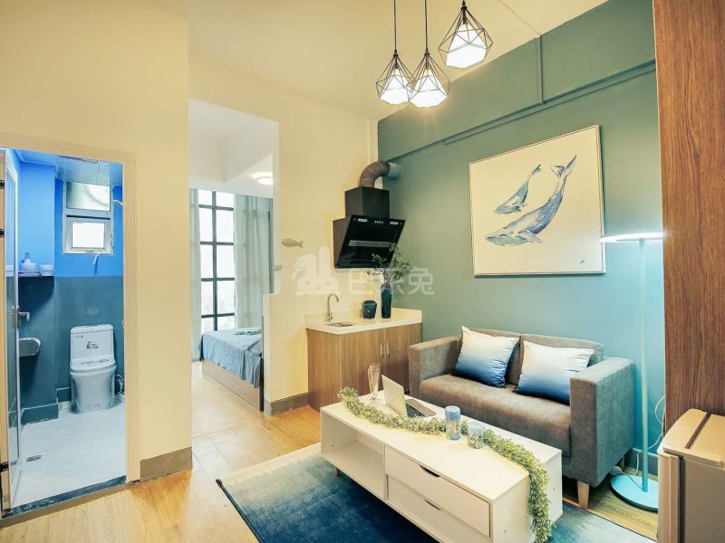 乐乎城市青年社区（水斗店）4552980客厅图4