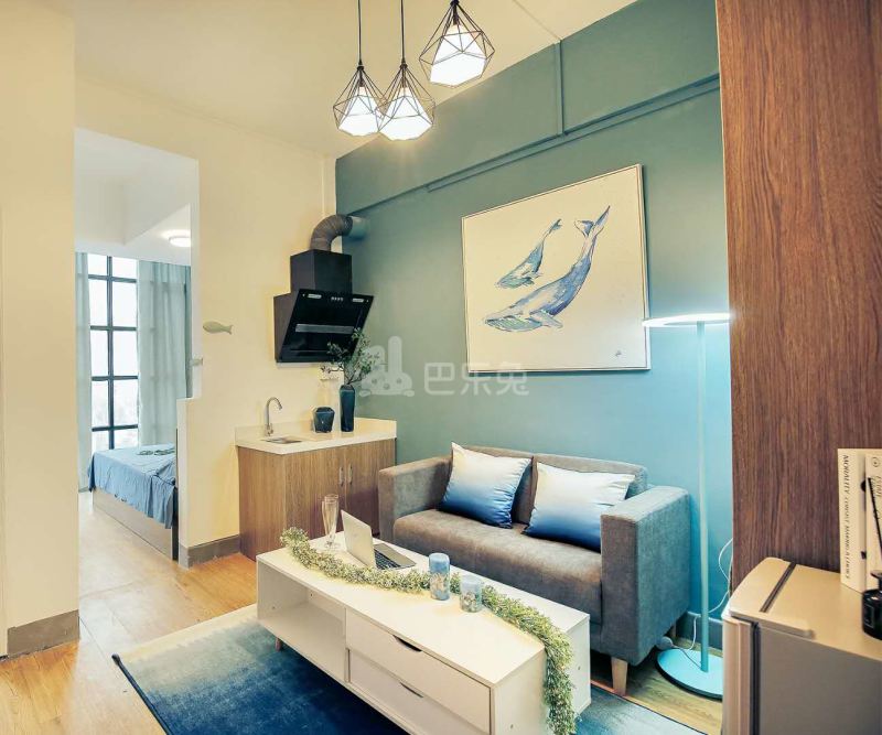 乐乎城市青年社区（水斗店）4552980客厅图6