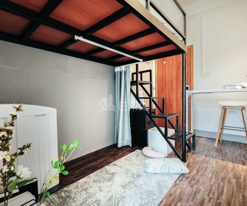 乐乎城市青年社区（水斗店）4552983卧室图3