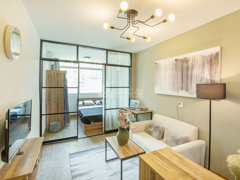 乐乎城市青年社区（梅龙大道店）4553860客厅图1