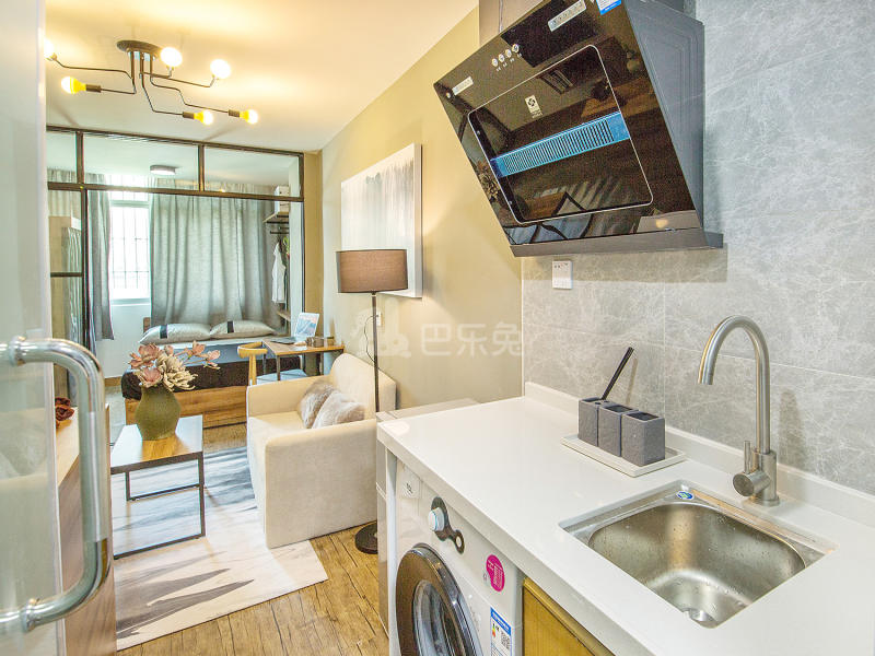 乐乎城市青年社区（梅龙大道店）4553860厨房图5