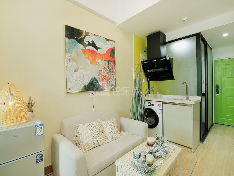 乐乎城市青年社区（梅龙大道店）4553930客厅图2