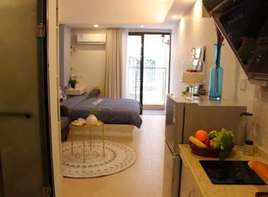 庭苑公寓（蓝花楹店） 1室0厅1卫