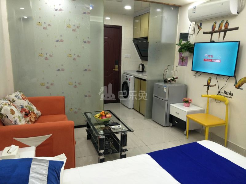 圆达温馨公寓4670578卧室图2