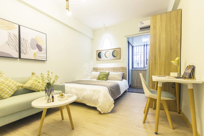 鲤鱼公寓（共和花园店）4676420卧室图3