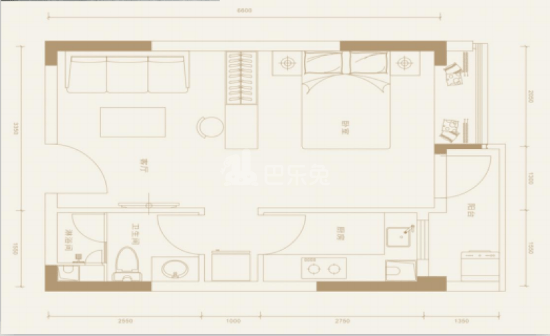 冠寓（景田国际）4714101周边环境图1