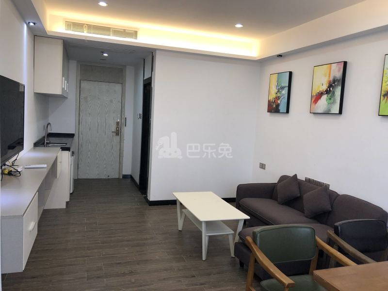 荟萃酒店公寓4748917客厅图3