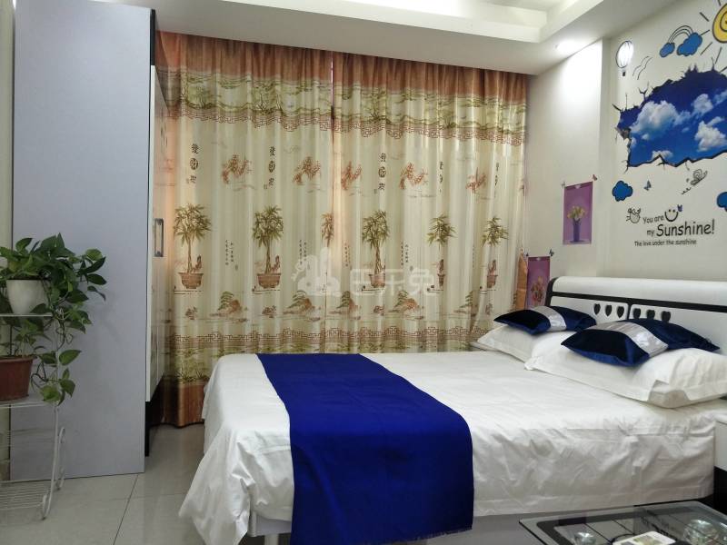 圆达温馨公寓4800090卧室图5