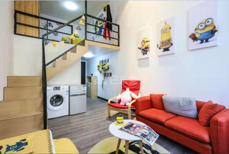 HereHouse公寓（爱联店）4846646客厅图6