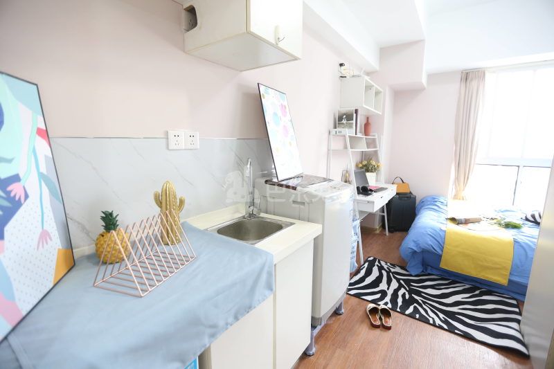 E+青年公寓（张府园店）5381168卧室图0