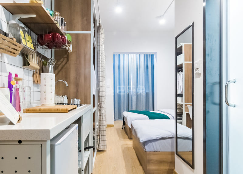 柚米国际青年社区（天津工业园区店）5424007卧室图2