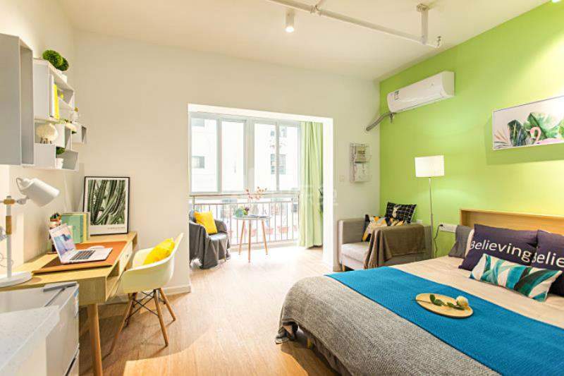 乐乎城市青年社区（祥宇门店）5553825卧室图0