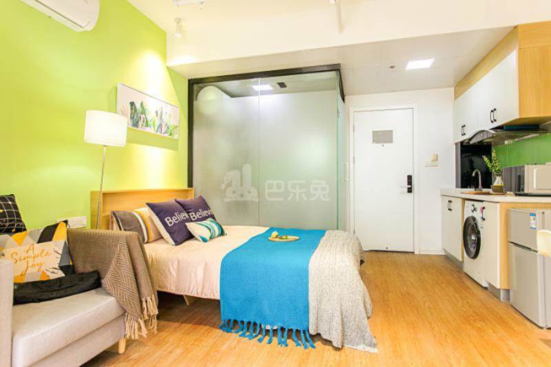 乐乎城市青年社区（祥宇门店）5553825卧室图1