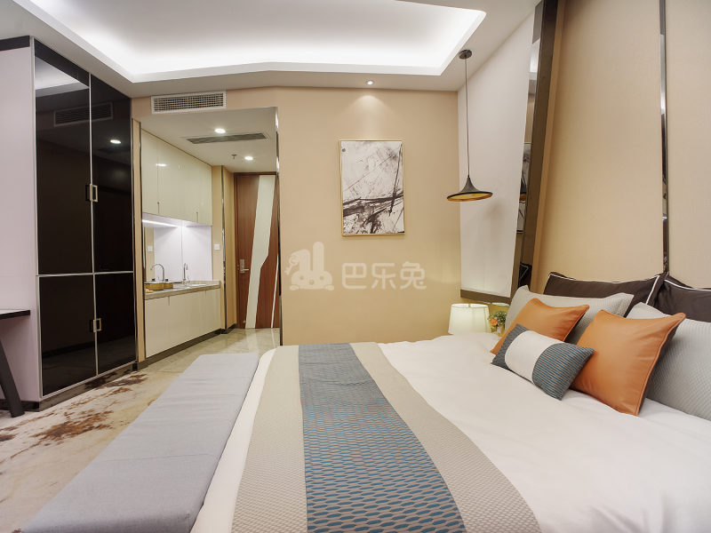 乐乎城市青年社区（九龙湖门店）5554175卧室图2