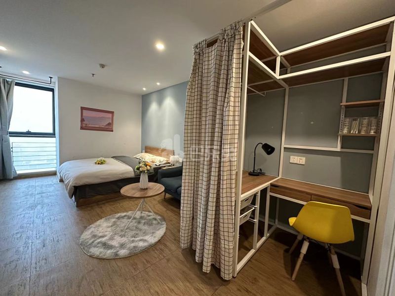 柚米国际青年社区（武汉常青公园店）6449654卧室图0