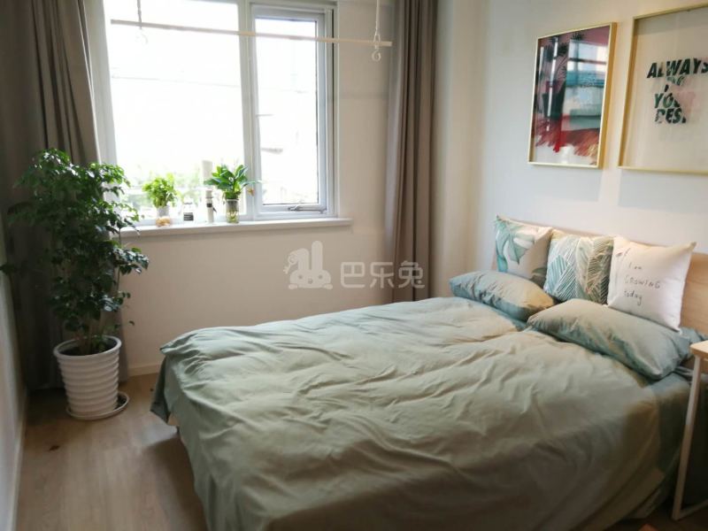 悦樘公寓大宁店6529165卧室图2