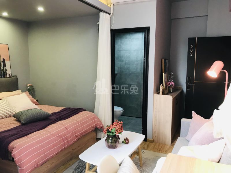 庭苑公寓（柠檬草店）6729547卧室图3