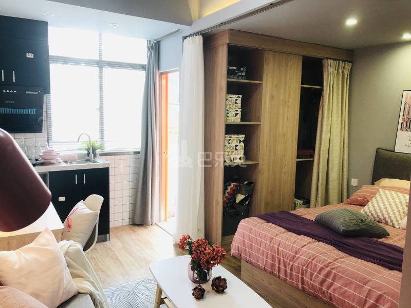 庭苑公寓（柠檬草店）6729547卧室图5