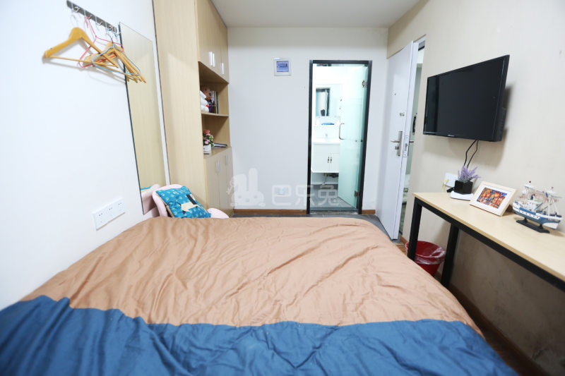 E+青年公寓上海路6776422卧室图2