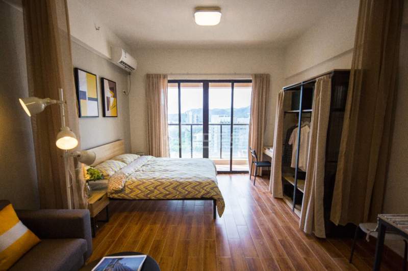 泊寓盐田中心店6880238卧室图2