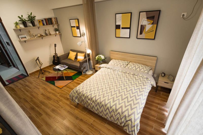 泊寓盐田中心店6880238卧室图3