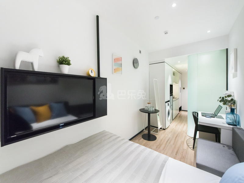 城家公寓深圳宝安中心店7045266卧室图2