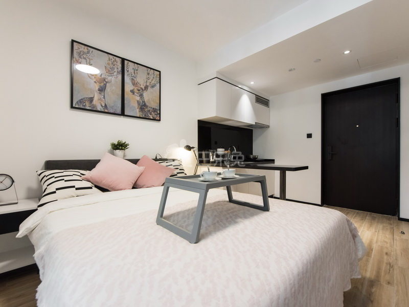 城家公寓深圳下梅林地铁站店7119211卧室图2