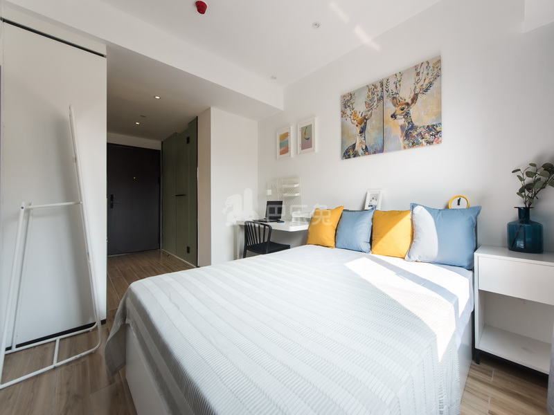 城家公寓深圳宝安中心店7123757卧室图0